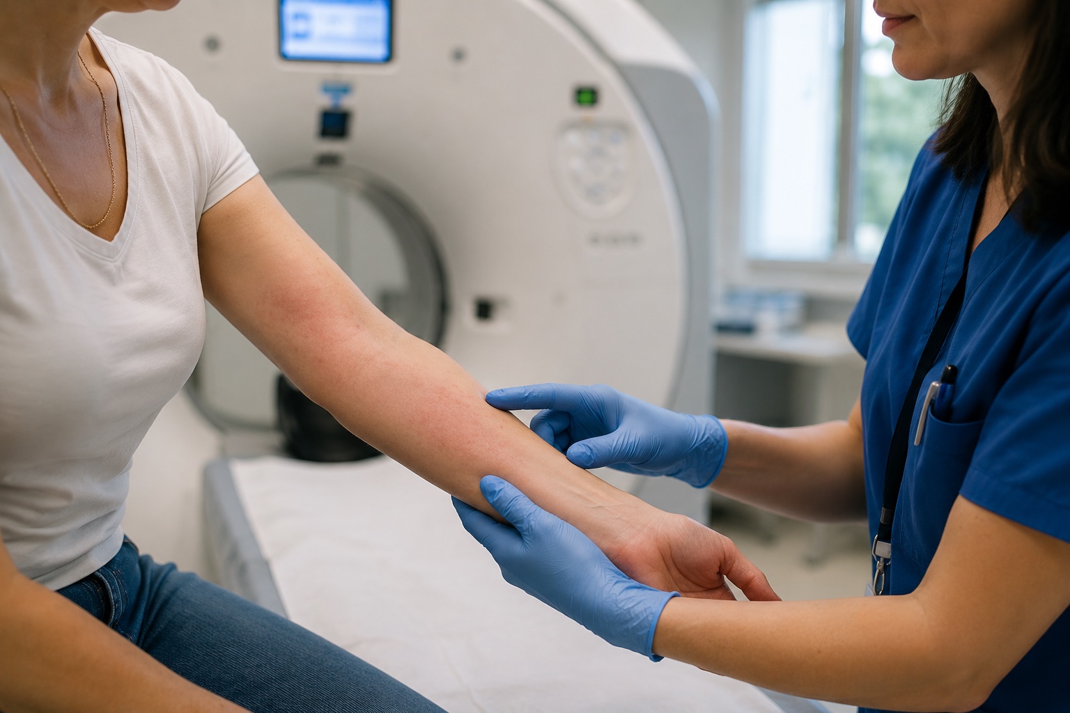 Produit de contraste iodé et allergie – IMCSM
